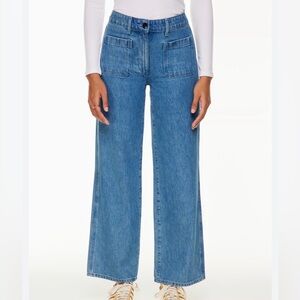 Aritzia Wilfred Free Dark Wash Jeans